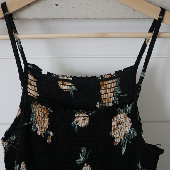 Black and Yellow Floral Maxi Dress - Picture 9 of 9